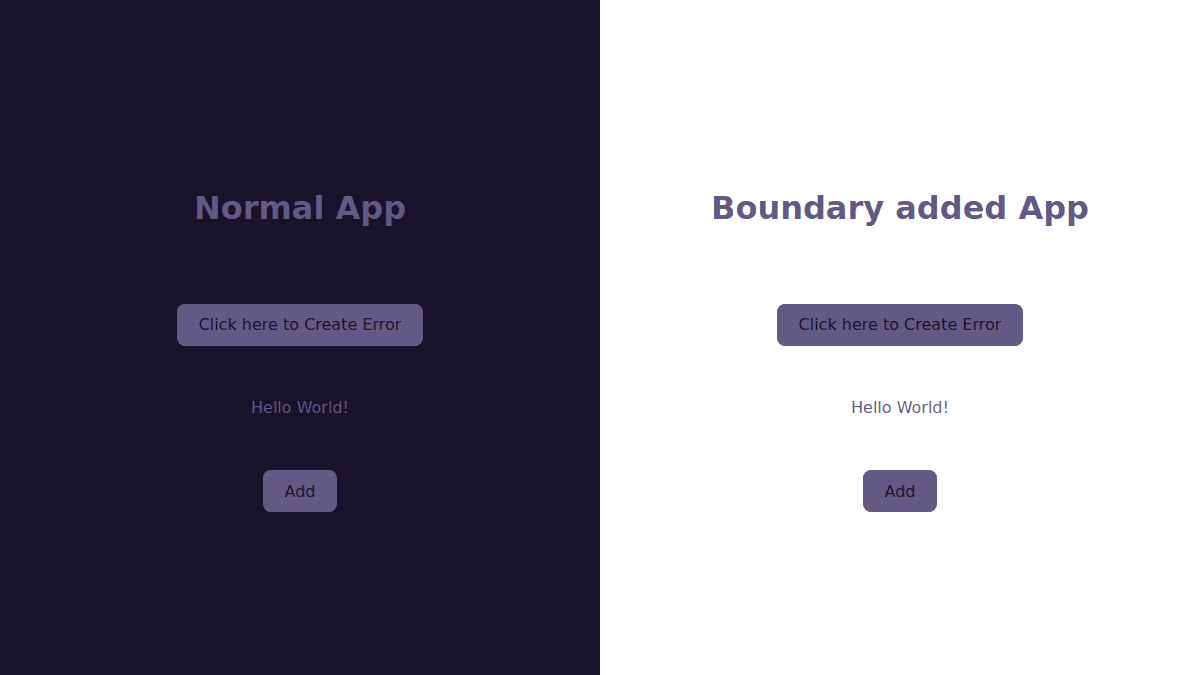 React Error Boundary